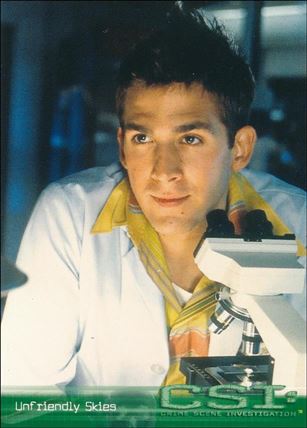 CSI: Crime Scene Investigation - Series One (Base Set) card 9 Unfriendly Skies