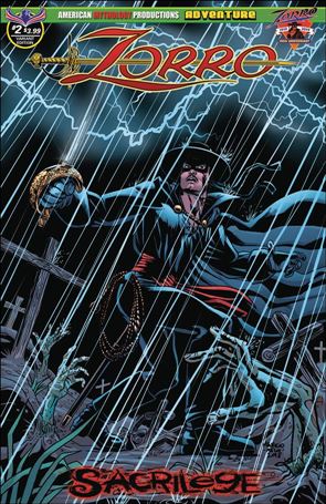 Zorro: Sacrilege issue 2-B Mauricio Melo Cover