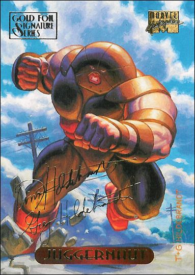 1994 Marvel Masterpieces (Gold-Foil Signature Parallel Base Set) card 59 Juggernaut