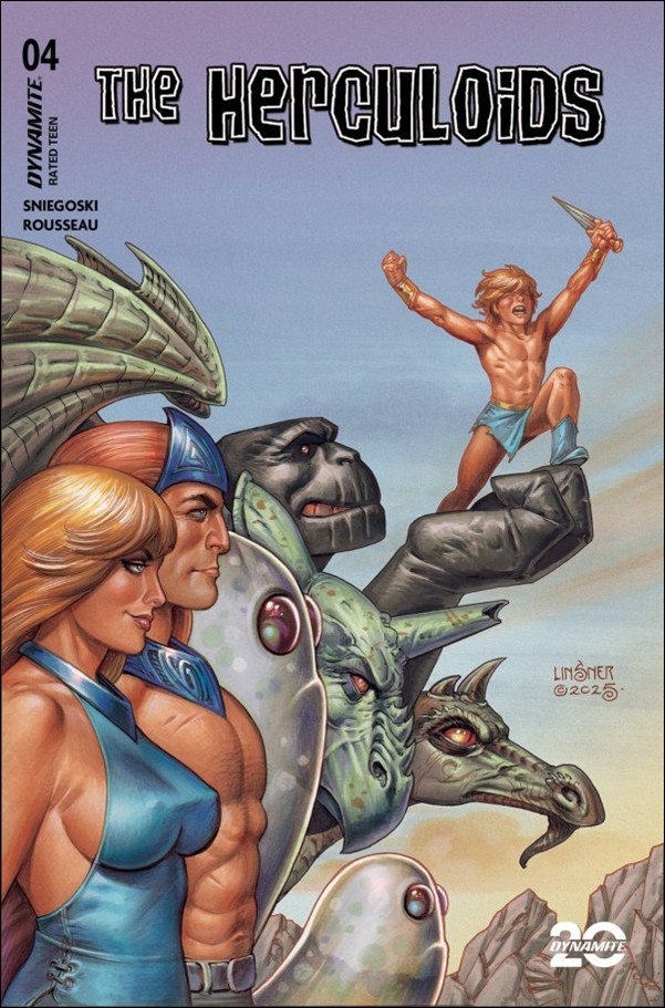 Herculoids (2025) issue 4-B Joseph Michael Linsner Cover