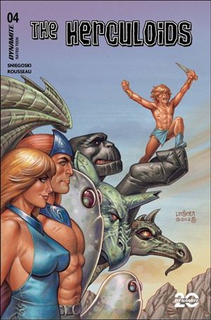 Herculoids (2025) issue 4.00-B Joseph Michael Linsner Cover
