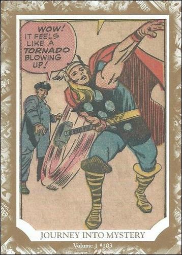Marvel Beginnings: Series 3 (Ultimate Panel Focus Cut-Comic Subset) card UM-17 Journey into Mystery #103 1/41