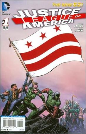 Justice League of America (2013)  issue 1-MI District of Columbia Flag Cover