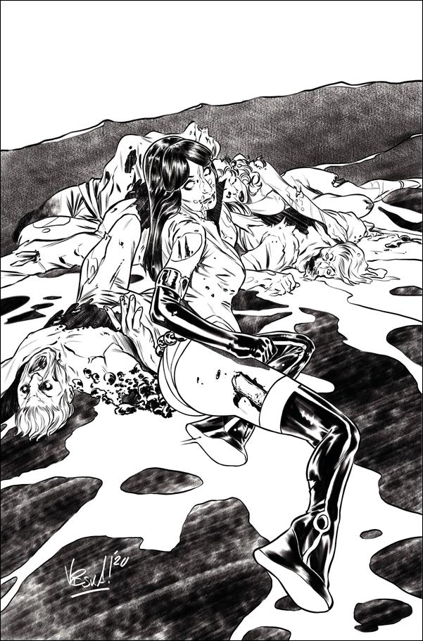 Vampirella: The Dark Powers issue 3-H Vincenzo Federici 1:11 Black & White Virgin Cover