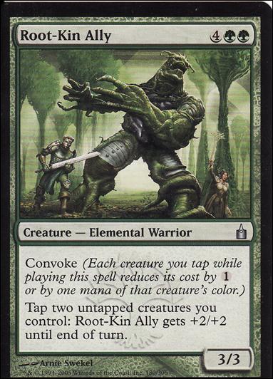 Magic the Gathering: Ravnica (Base Set)  card 180 Root-Kin Ally