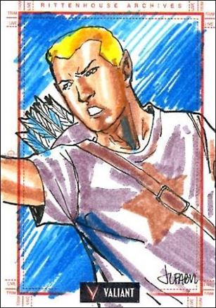 2013 Valiant Comics Preview Trading Card Set (Sketch Card Subset) card JF-08