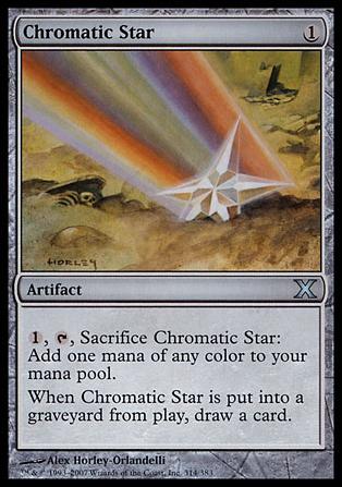 Magic the Gathering: 10th Edition (Base Set) card 314 Chromatic Star