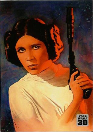 Star Wars 30th Anniversary (Bonus Card Subset) card 2 Princess Leia