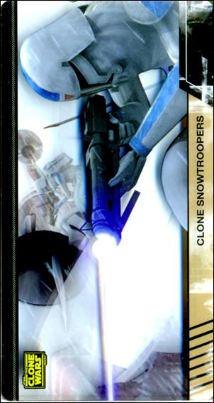 Star Wars: The Clone Wars Widevision (Animation Clear Cels Subset) card 7 Clone Snowtroopers