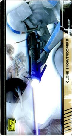Star Wars: The Clone Wars Widevision (Animation Clear Cels Subset) card 7 Clone Snowtroopers