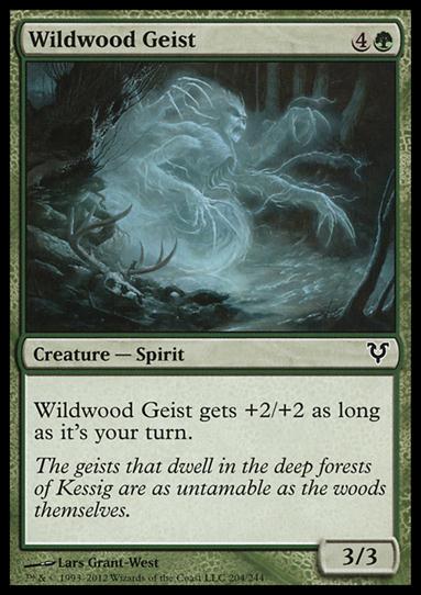 Magic the Gathering: Avacyn Restored (Base Set) card 204 Wildwood Geist