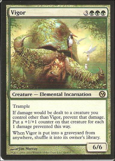 Magic the Gathering: Duels of the Planeswalkers (Base Set) card 88 Vigor