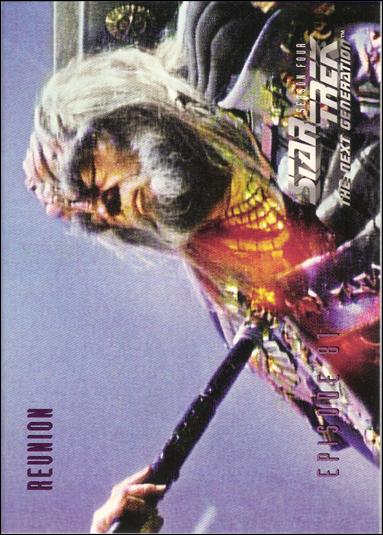Star Trek: The Next Generation - The Episode Collection Season Four (Base Set) card 341 Reunion, Episode 81B