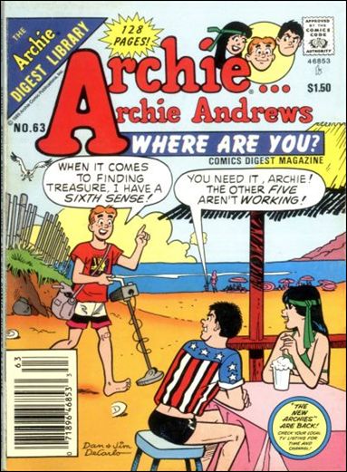 Archie…Archie Andrews, Where Are You Comics Digest Magazine issue 63