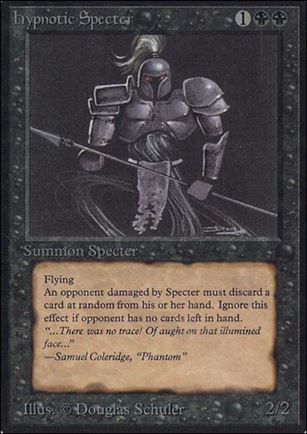 Magic the Gathering: Limited Edition Alpha (Base Set) card 112 Hypnotic Specter