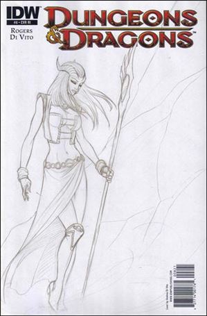 Dungeons & Dragons (2010) issue 8-C Andrea DiVito 1:10 Sketch Cover
