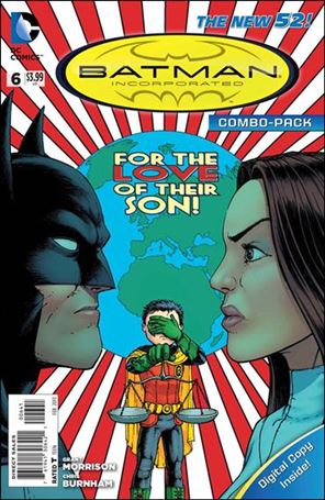 Batman Incorporated (2012) issue 6-B Polybagged Chris Burnham Cover Combo Pack