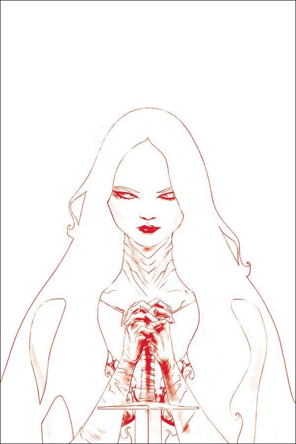 Red Sonja (2019) issue 21-R Jae Lee 1:35 Red Line Art Virgin Cover