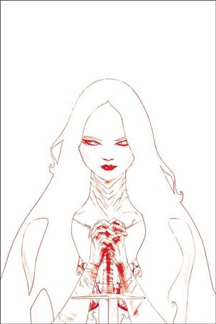Red Sonja (2019) issue 21-R Jae Lee 1:35 Red Line Art Virgin Cover