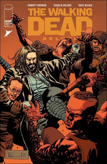 Walking Dead Deluxe issue 114-B Charlie Adlard Cardstock Cover