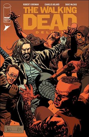 Walking Dead Deluxe issue 114-B Charlie Adlard Cardstock Cover