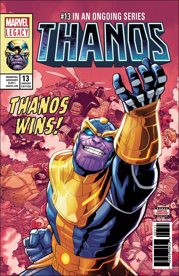 Thanos (2017) issue 13-I Jacen Burrows Homage Cover (5th Printing)