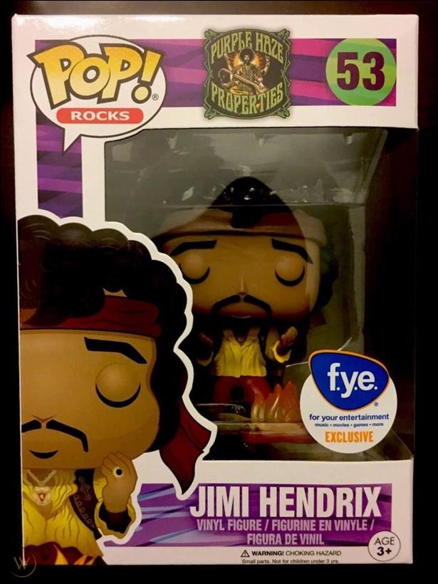 Pop! Rocks figure 53 Jimi Hendrix (Burning Guitar)
