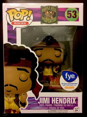 Pop! Rocks figure 53 Jimi Hendrix (Burning Guitar)