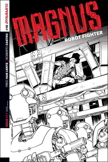 Magnus Robot Fighter (2014) issue 10-D Cory Smith 1:25 Black & White Cover