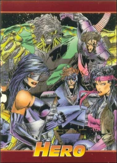 Hero Master-Foil: Cyber Force / Stryke Force (Promo) card 2 of 3-B Heatwave, Impact, Tempest, Blood Bow and... (Red)