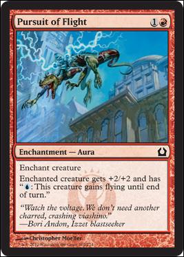 Magic the Gathering: Return to Ravnica (Base Set) card 101 Pursuit of Flight