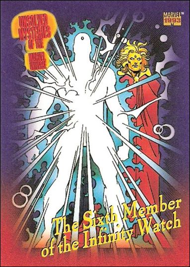 Marvel Universe: Series 4 (Base Set) card 142 The Sixth Member of the Infinity Watch