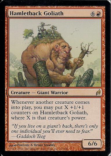 Magic the Gathering: Lorwyn (Base Set) card 173 Hamletback Goliath