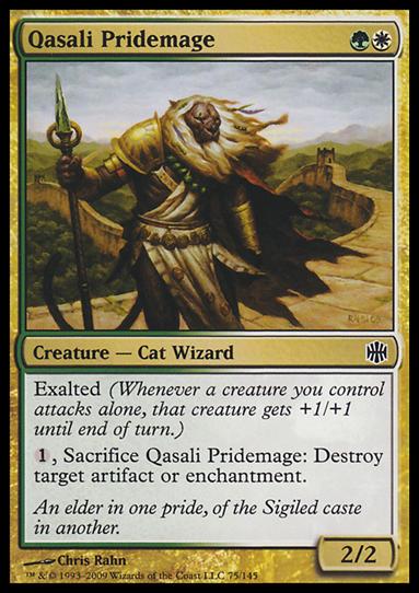 Magic The Gathering: Alara Reborn (Base Set) card 75 Qasali Pridemage