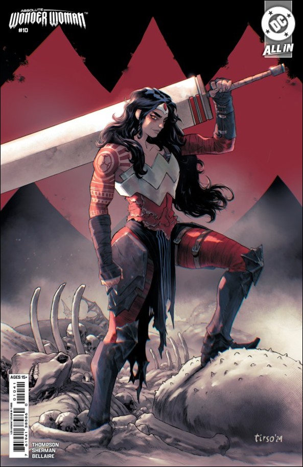 Absolute Wonder Woman issue 10-D Tirso Cons 1:25 Cardstock Cover