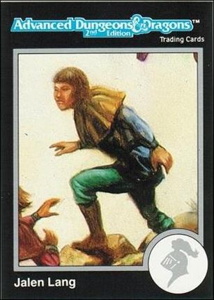 TSR 1991 Trading Cards Premier Edition Factory Set (Base Set) card 35 Advanced Dungeons & Dragons  -  Jalen Lang