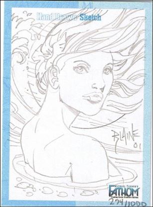Michael Turner's Fathom (Sketch Card Subset) card Blaine-F Aspen VI