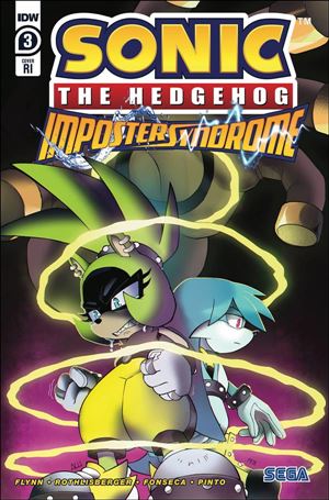 Sonic the Hedgehog: Imposter Syndrome issue 3-C Aaron Hammerstrom 1:10 Cover