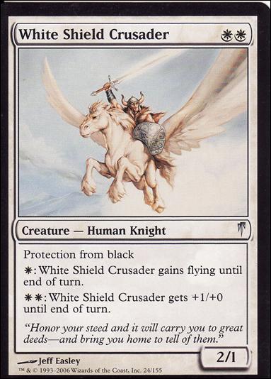 Magic the Gathering: Coldsnap (Base Set) card 24 White Shield Crusader