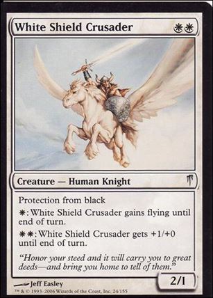 Magic the Gathering: Coldsnap (Base Set) card 24 White Shield Crusader