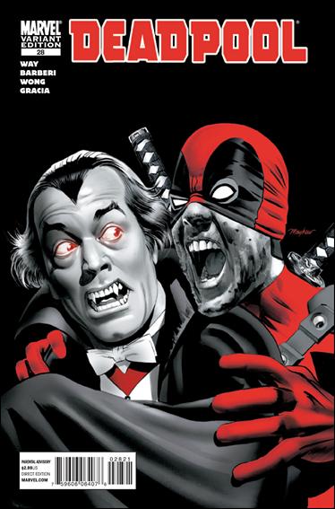 Deadpool (2008) issue 28-B Mike Mayhew 1:15 "Vampire" Cover