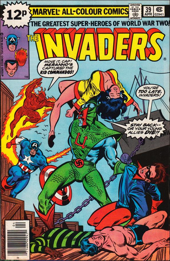 Invaders (1975) issue 39-B UK Price Cover