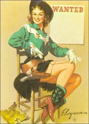 Elvgren's Calendar Pinups (Base Set) card 11 Wanted