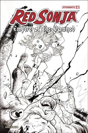 Red Sonja: Empire of the Damned issue 2-M Joshua Middleton 1:16 Black and White Cover