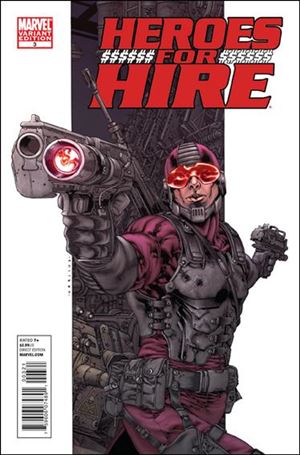 Heroes for Hire (2011) issue 3-B Harvey Tolibao 1:15 Cover