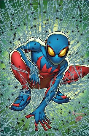 Spider-Man (2022) issue 7-M Mike McKone BTC Virgin Cover 1/1000 (2nd Printing)