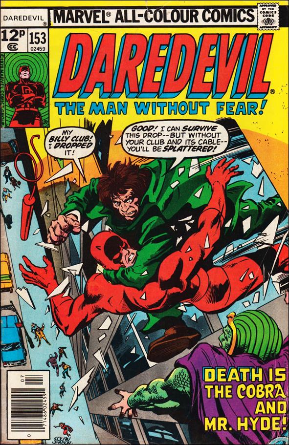 Daredevil (1964) issue 153-B UK Price Cover