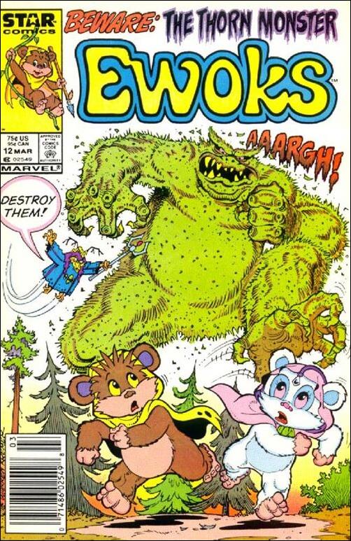 Ewoks issue 12-B Newsstand Cover