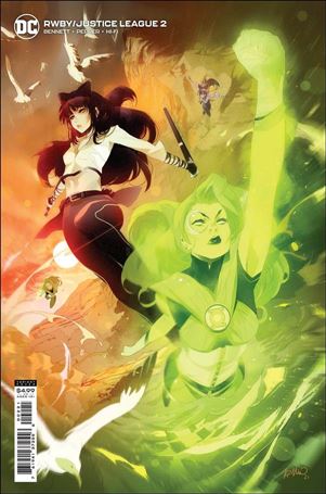 RWBY/Justice League issue 2-B Simone Di Meo Cardstock Cover