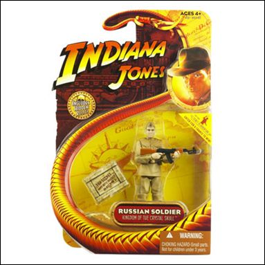 Indiana Jones Basic 3 3/4" Action Figures  figure 6 Russian Soldier (Kingdom of the Crystal Skull)
